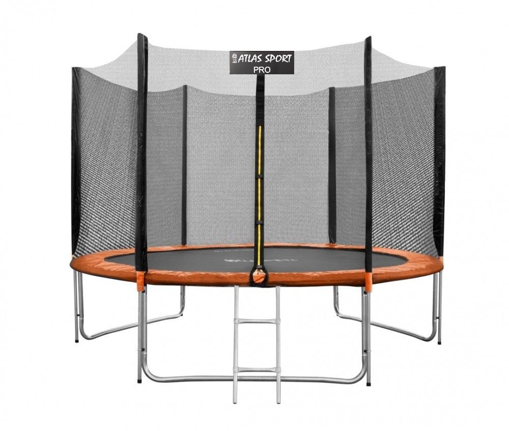 Батут Atlas Sport 312 см (10 ft) Pro Orange