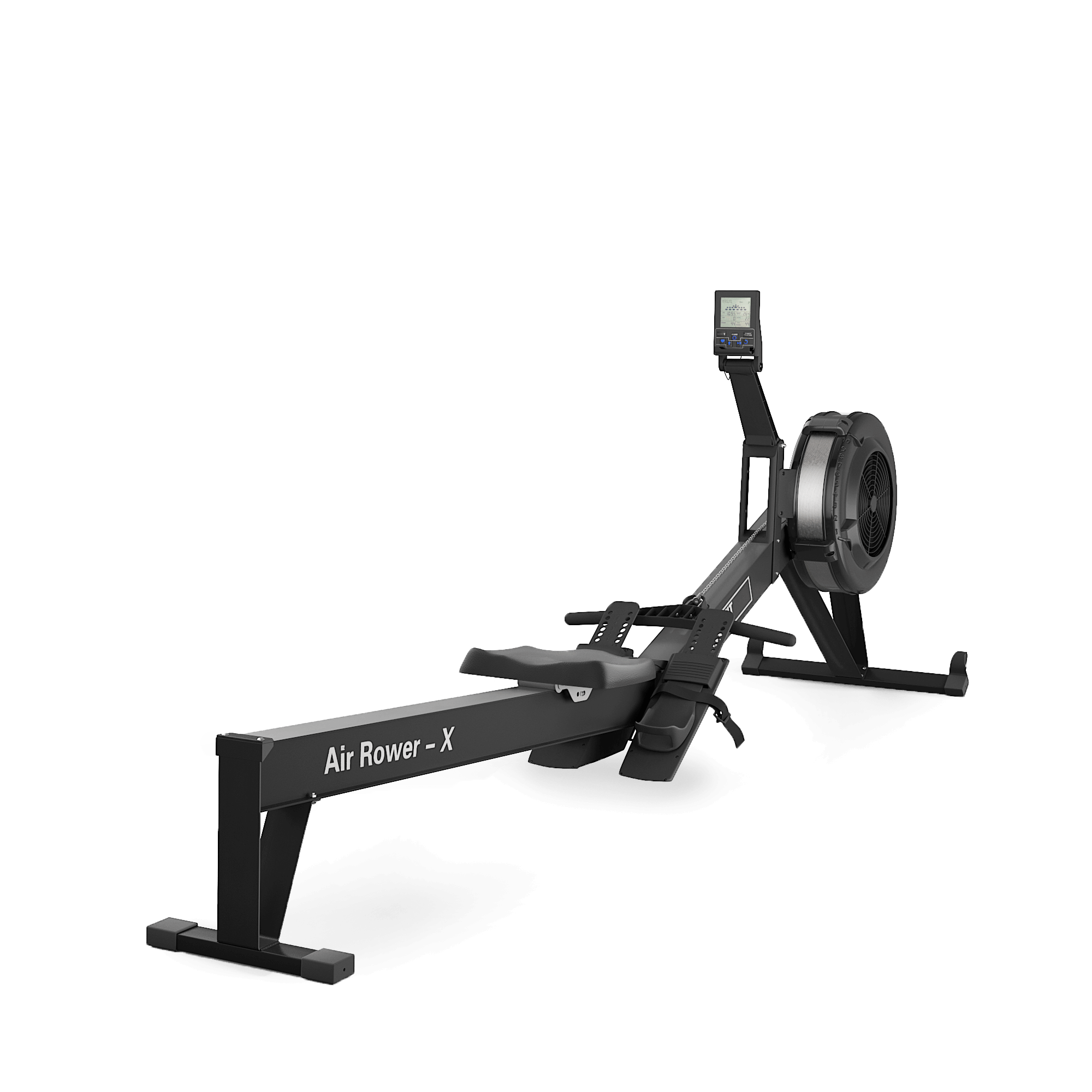 Гребной тренажер UNIXFIT Air Rower-X Black