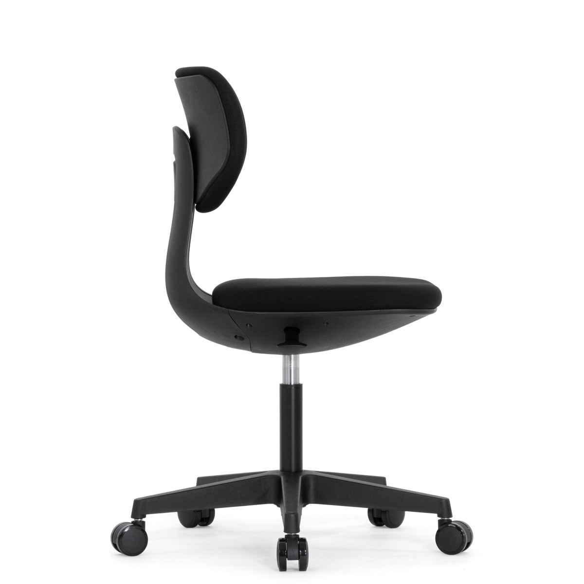 Эргономичное кресло Falto Rookie (регулируемая спинка, ткань, чёрный)