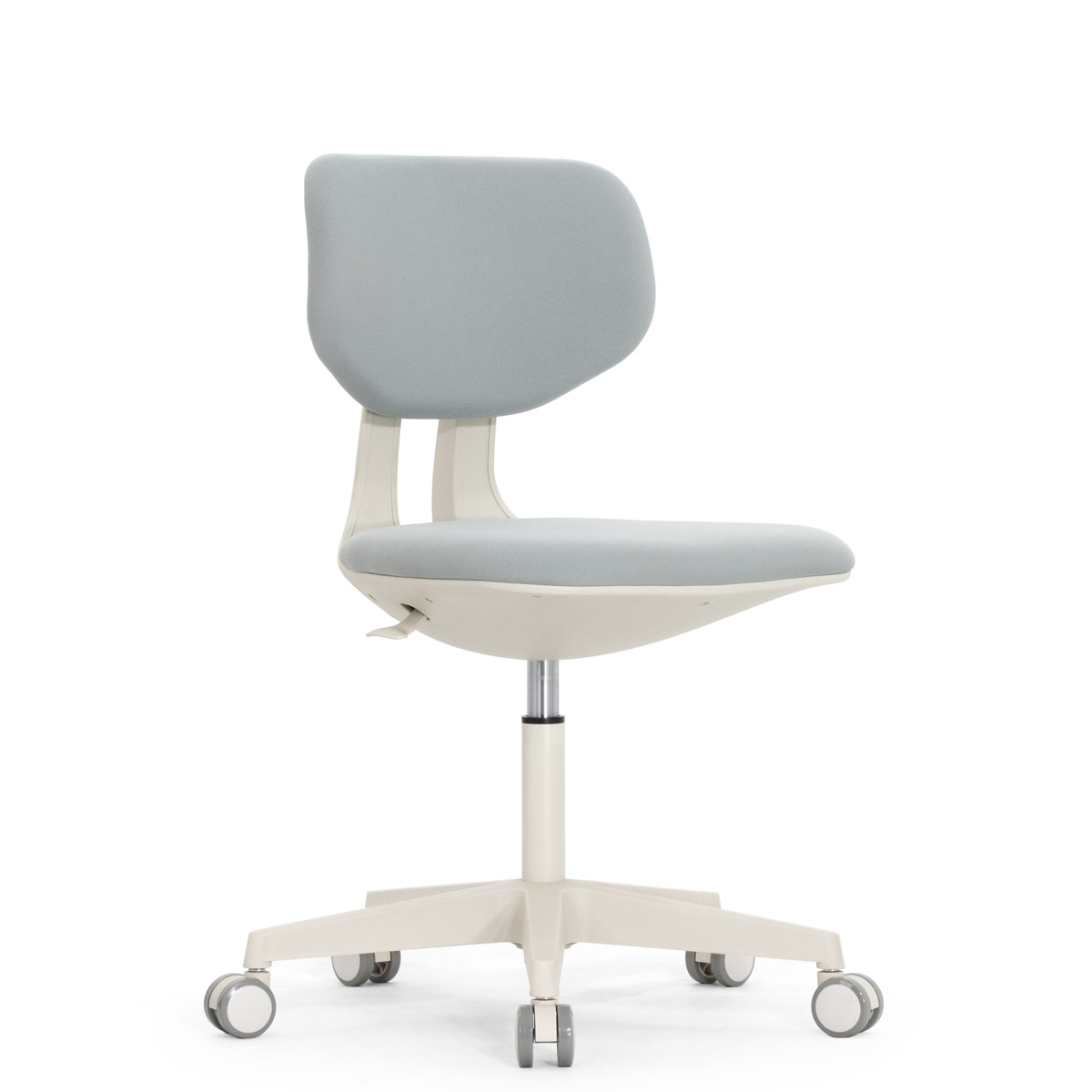 Эргономичное кресло Falto Rookie (регулируемая спинка, ткань, каркас светлый, серый)