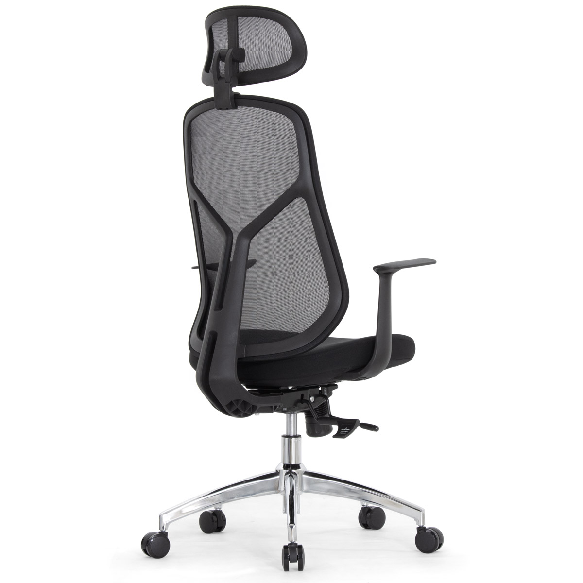 Эргономичное кресло Falto КУРАЖ LUX (сетка, ткань, чёрный)