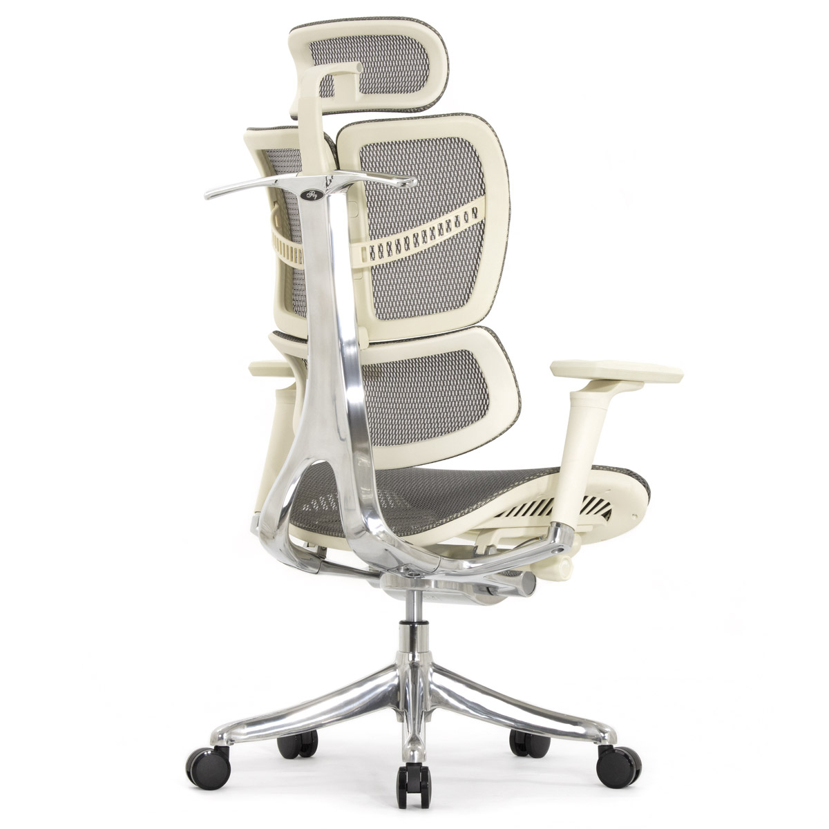 Анатомическое кресло Falto Fly 2 (динамичный подголовник, подлокотники 6D (360), сетка, светлый)