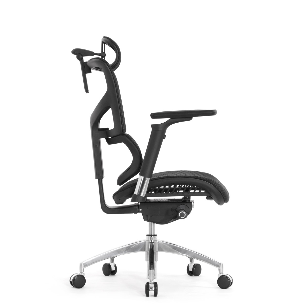 Эргономичное кресло Falto Sail Art 2 (подлокотники 6D (360), сетка, чёрный)