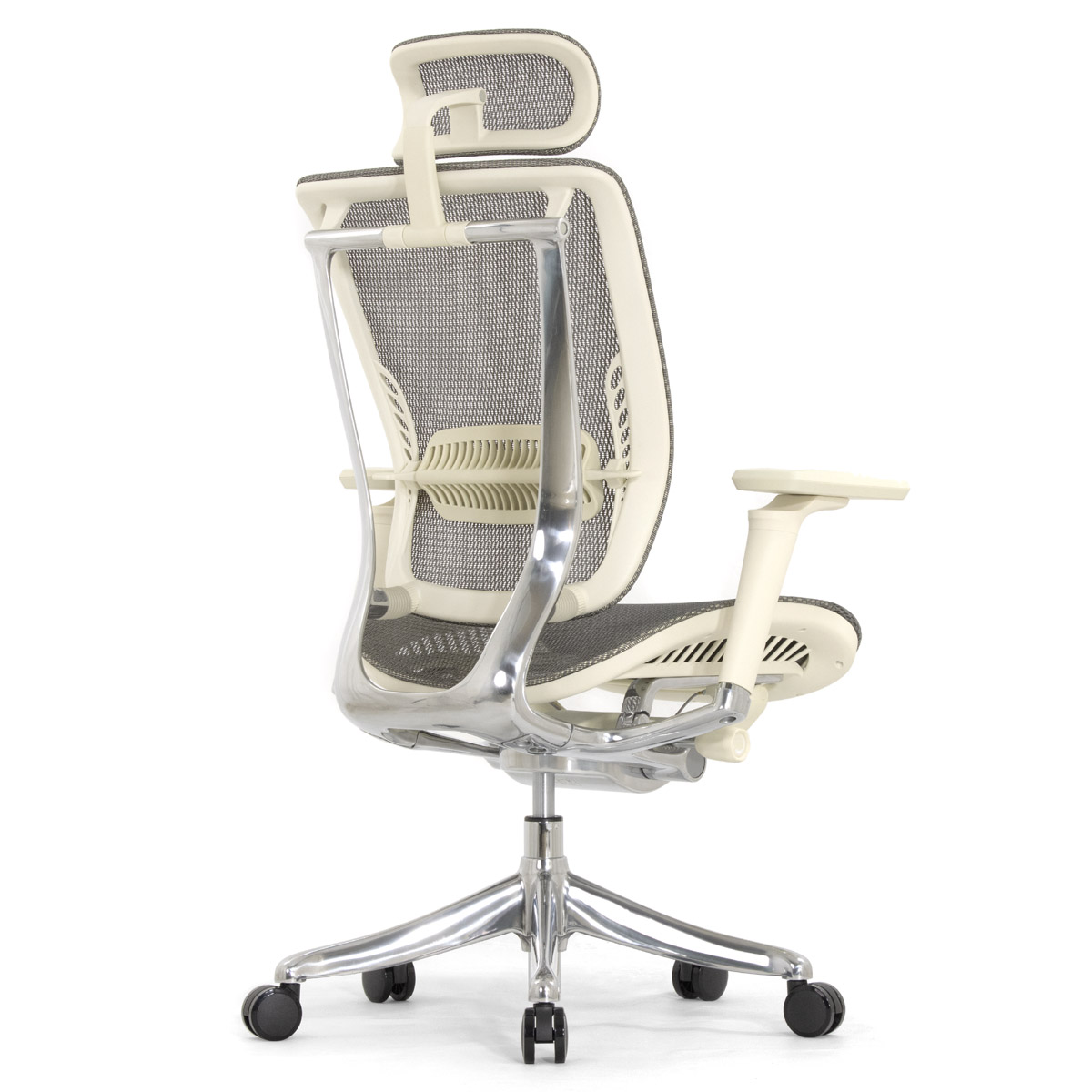 Эргономичное кресло Falto Spring 2 (поясничный валик, подлокотники 6D (360), сетка, светлый)