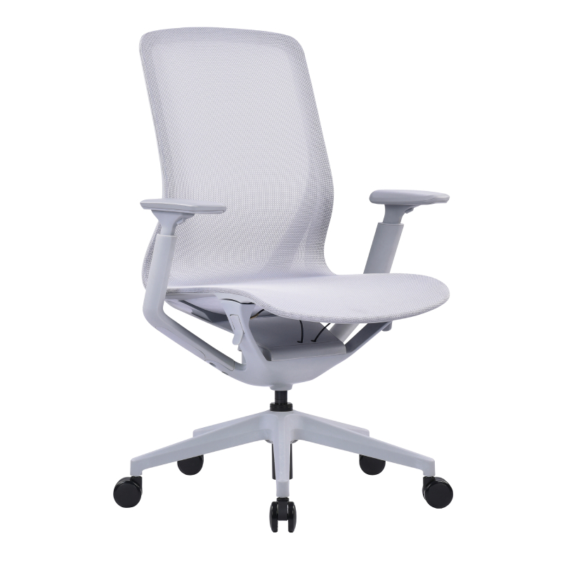 Эргономичное кресло Aria светло-серое