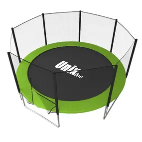 Батут UNIX line Simple 12 ft Green, внешняя сетка