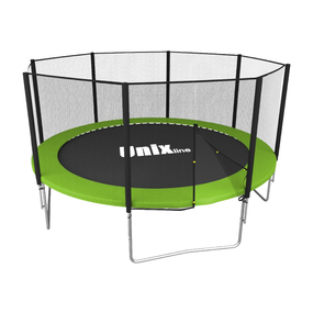 Батут UNIX line Simple 12 ft Green, внешняя сетка