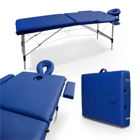 Складной массажный стол Unix  Master 2 Section Blue