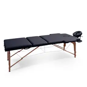 Складной массажный стол Unix  Standard 3 Section Black