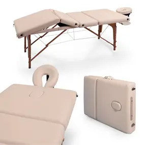 Складной массажный стол Unix  Premium Cream