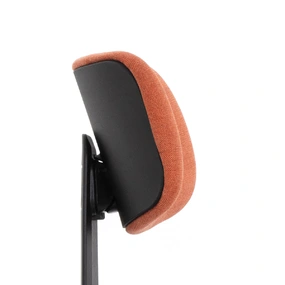 Эргономичное кресло Falto Rookie Plus (поворот спинки, ткань, каркас чёрный, оранжевый)