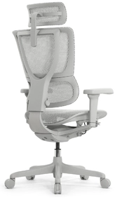 Эргономичное кресло Falto IOO Ultra (наклон вперёд, сетка, серый)