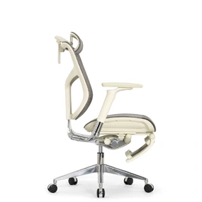 Эргономичное кресло Falto Star 2 с подножкой (подлокотники 6D (360), сетка, цвет светлый)