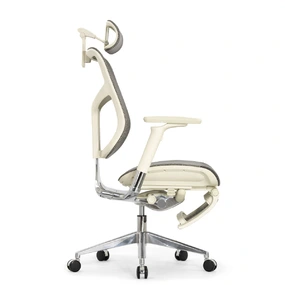 Эргономичное кресло Falto Star 2 с подножкой (подлокотники 6D (360), сетка, цвет светлый)