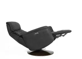 Кресло-реклайнер Falto Zero (2 мотора, zero, искусственный нубук, чёрный)