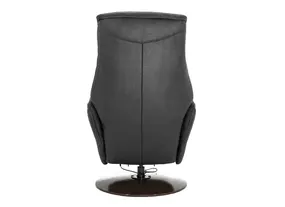 Кресло-реклайнер Falto Zero (2 мотора, zero, искусственный нубук, чёрный)